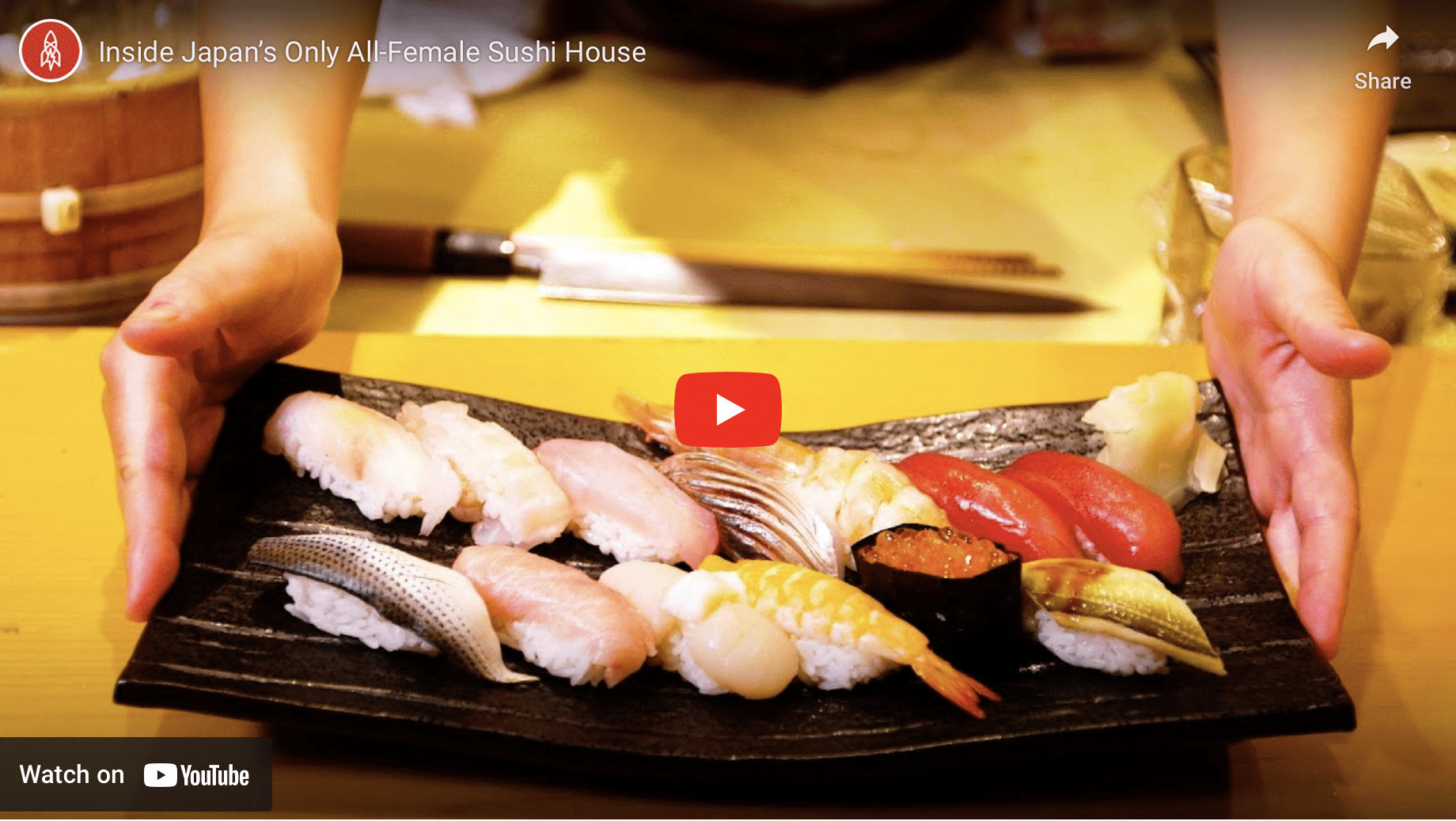 Inside Japan’s Only All Female Sushi House