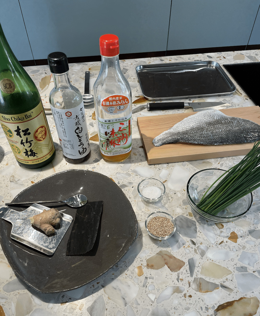 La cuisine de Yuki : Filet de daurade sur son lit de riz